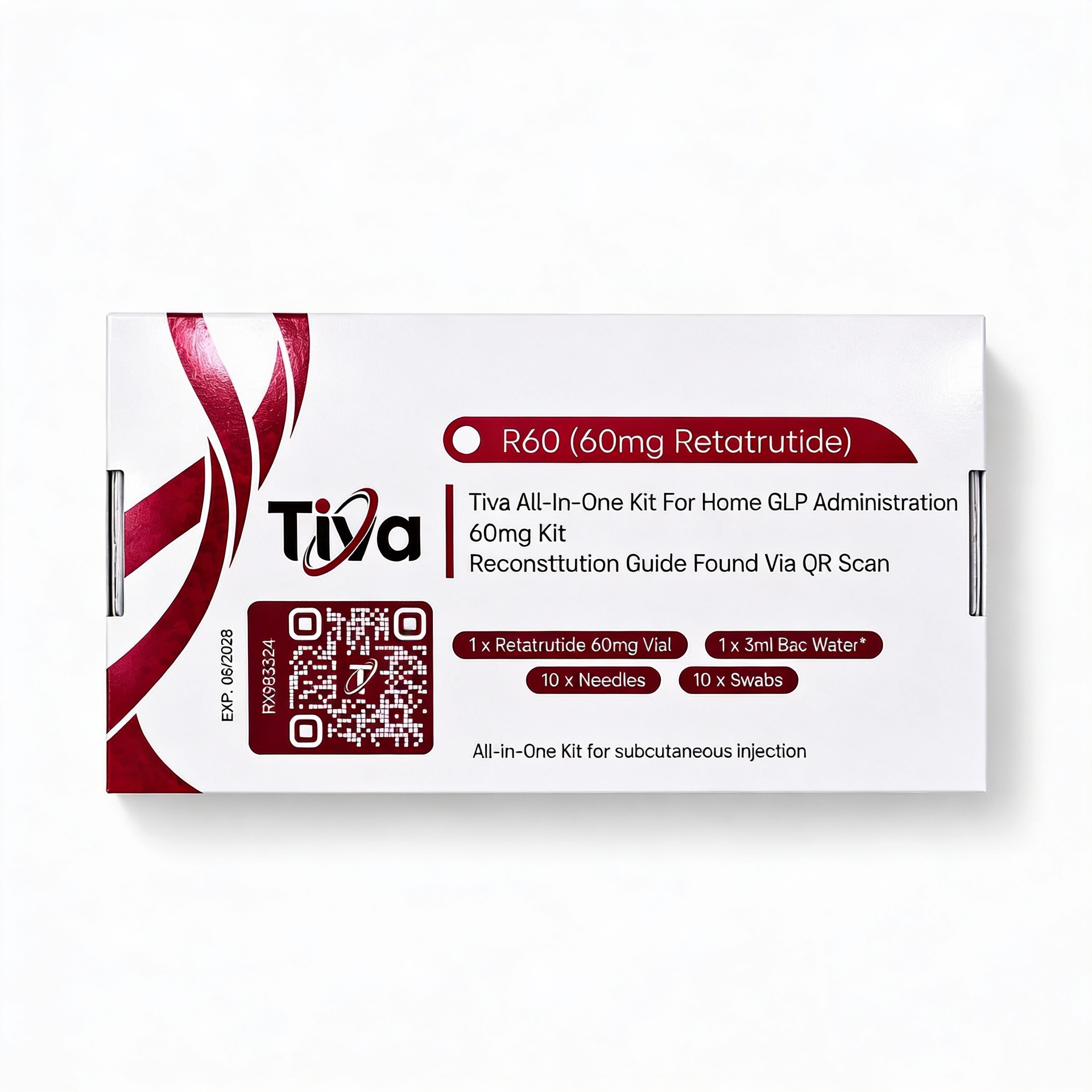 Tiva Retatrutide 60mg Home Kit